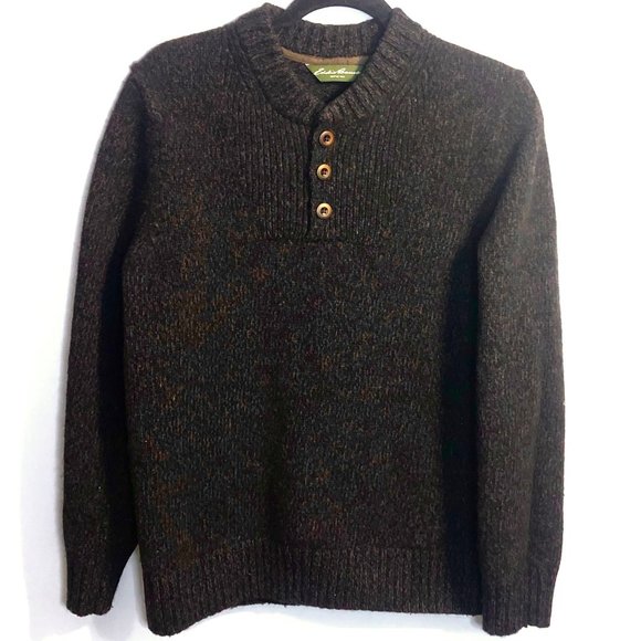 Mens Brown Sweater (L) | Eddie Bauer - Picture 1 of 3